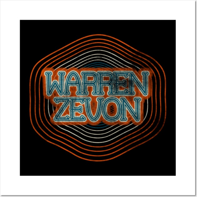 Warren zevon line Wall Art by tsaah blegur